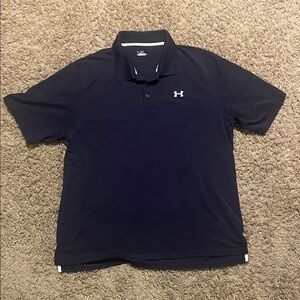Under Armour Men's Dark Blue Polo